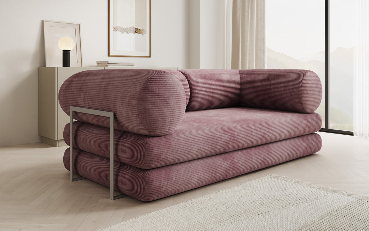 Designer Sofa Lazy Tube 3 Sitzer in Cord