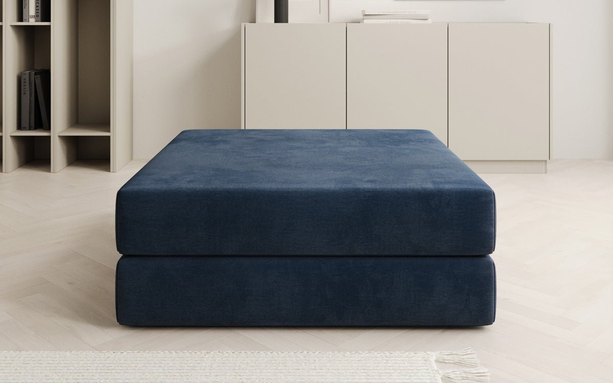 Beistellhocker Lazy in Samt