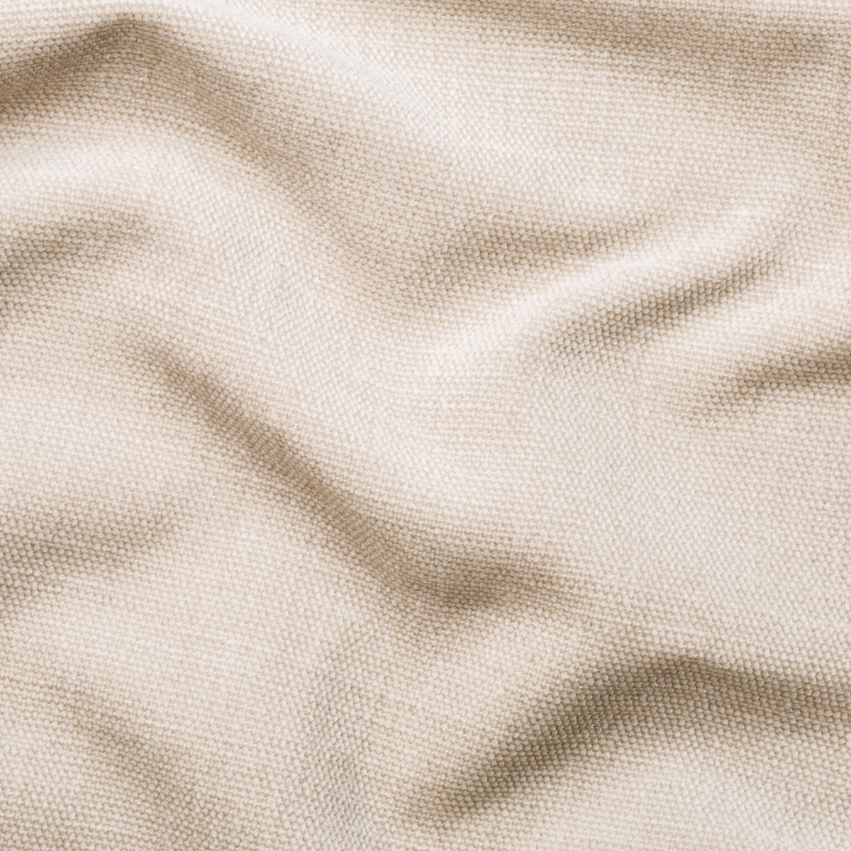 Designer Ecksofa Lesley mit langer Ottomane in Leinen-Optik