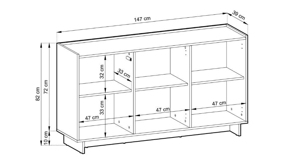 Designer Kommode Kiyora III