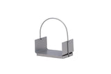 Brennholzkorb Tala - aus Stahl in Silber