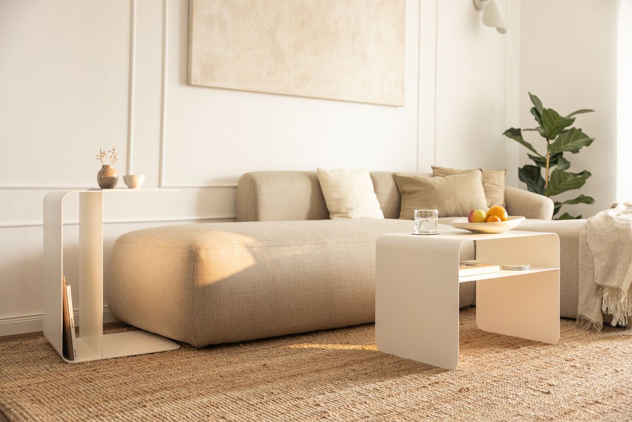 Couchtisch/Beistelltisch Cosmo – Pulverbeschichtetes Metall in modernem Design