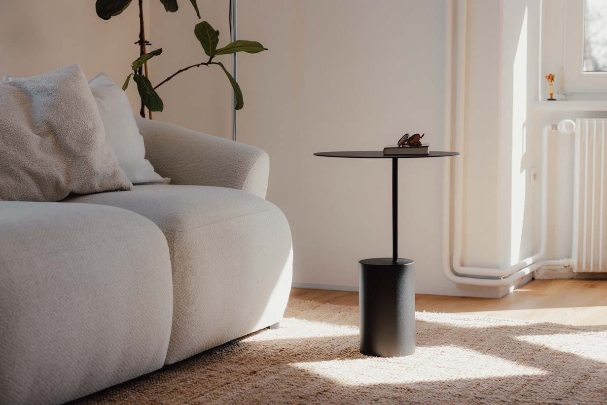 Couchtisch/Beistelltisch Ciro – Edelstahl-Design für Indoor & Outdoor