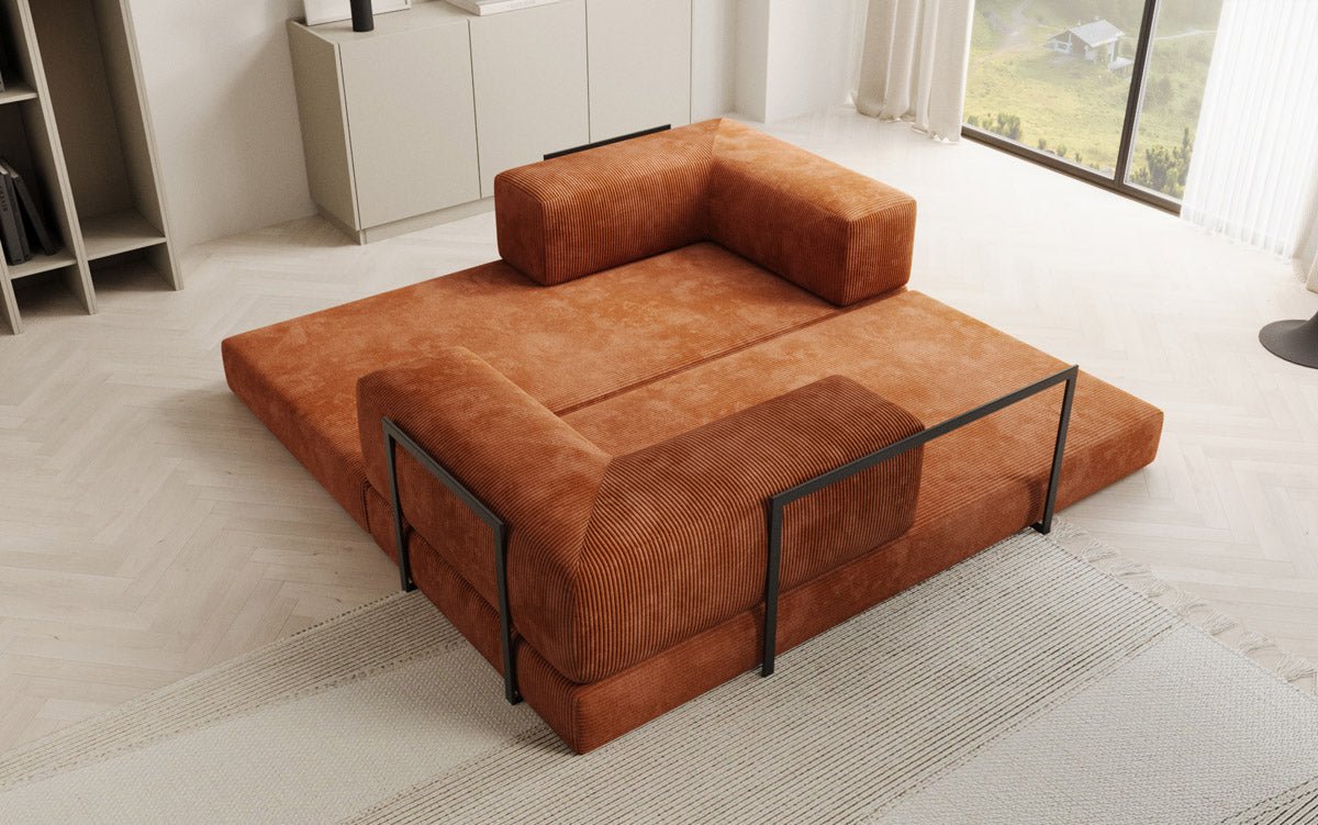 Designer Sofa Lazy 3 Sitzer in Cord