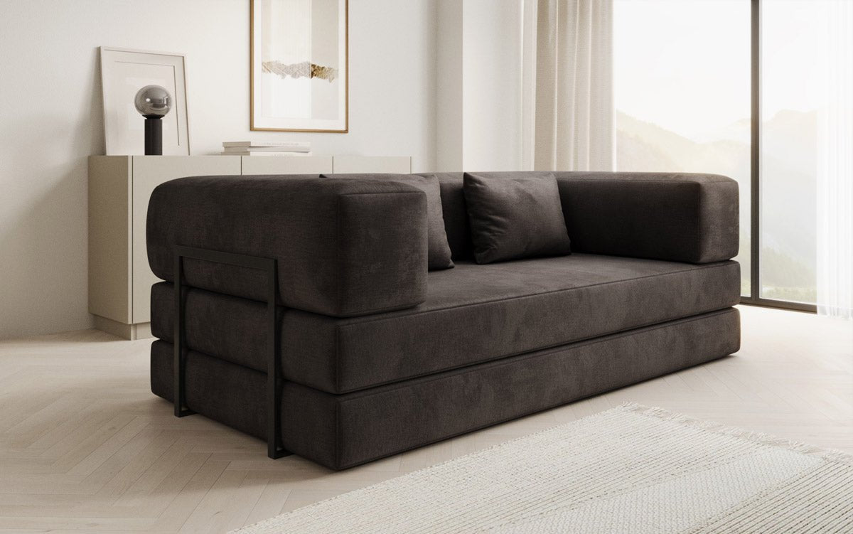 Designer Sofa Lazy 3 Sitzer in Samt