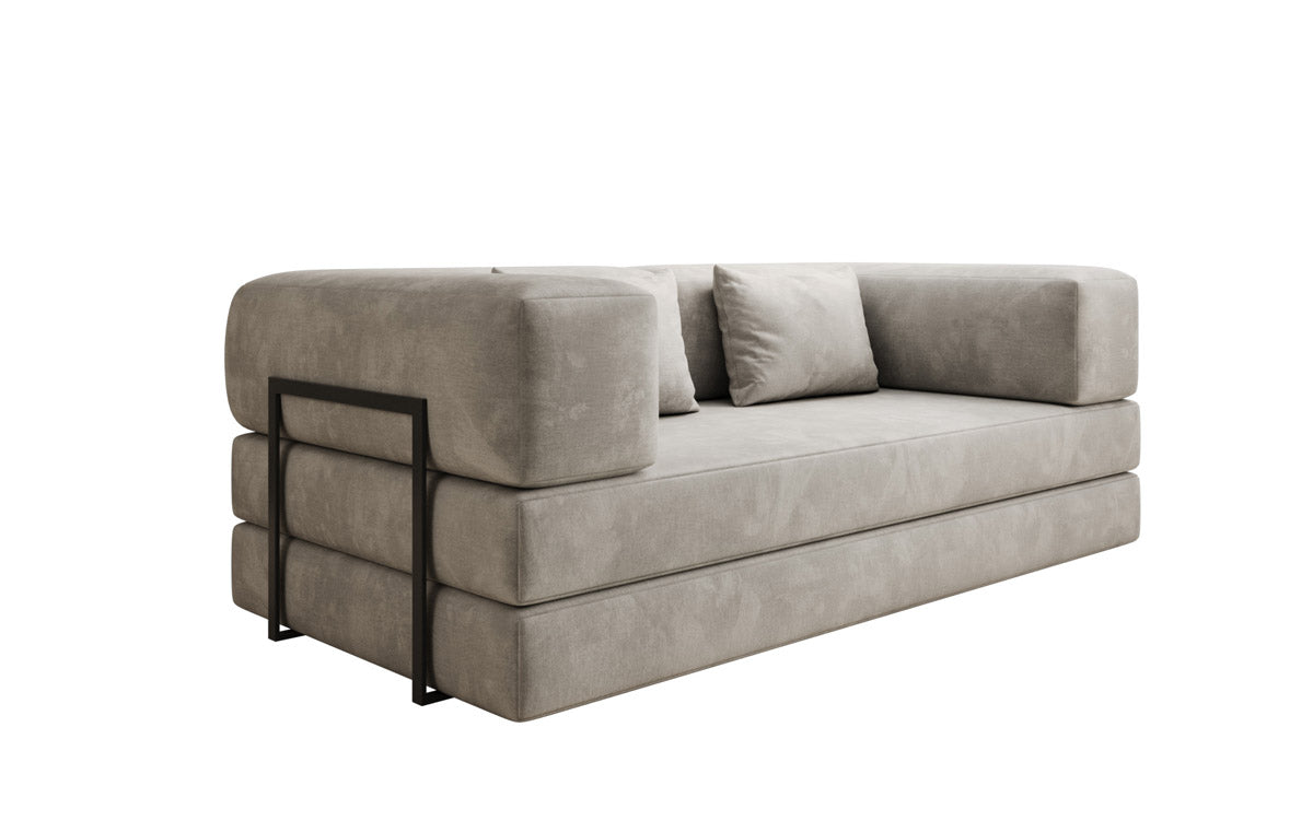 Designer Sofa Lazy 3 Sitzer in Samt