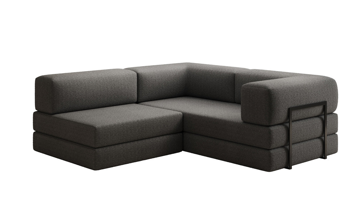 Designer Sofa Lazy L Mini in Bouclé