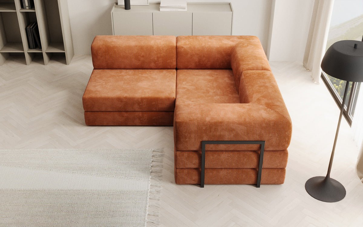 Designer Sofa Lazy L Mini in Cord
