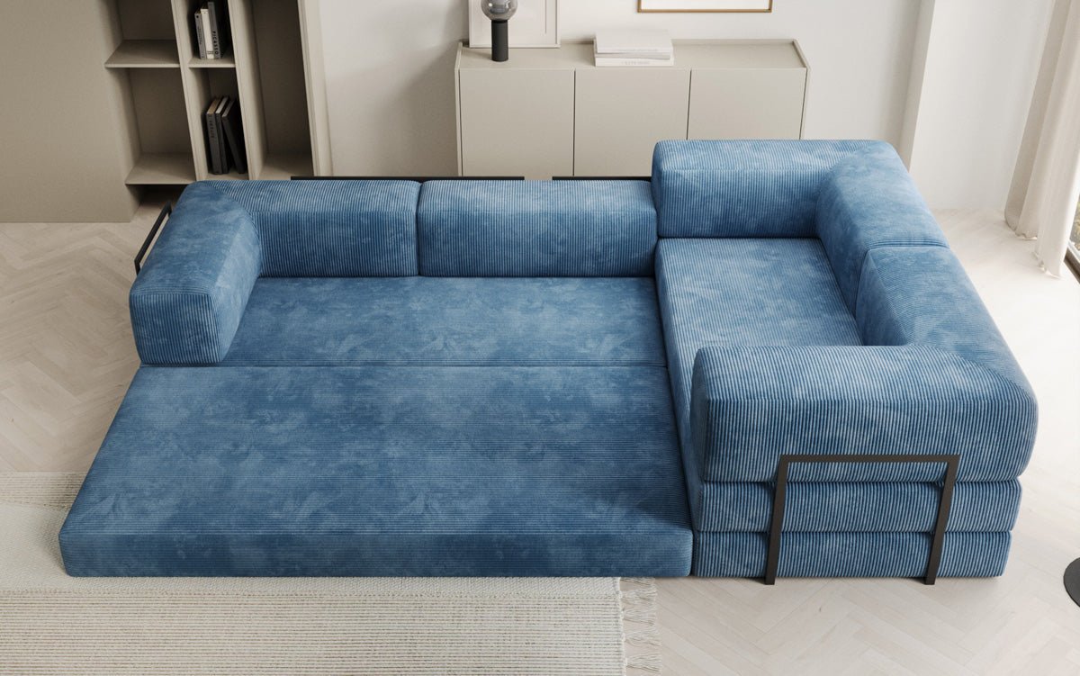 Designer Sofa Lazy L geschlossen in Cord