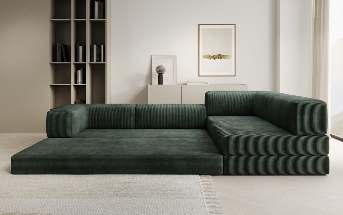 Designer Sofa Lazy L in Cord