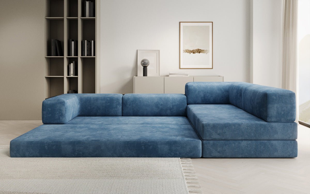Designer Sofa Lazy L in Cord