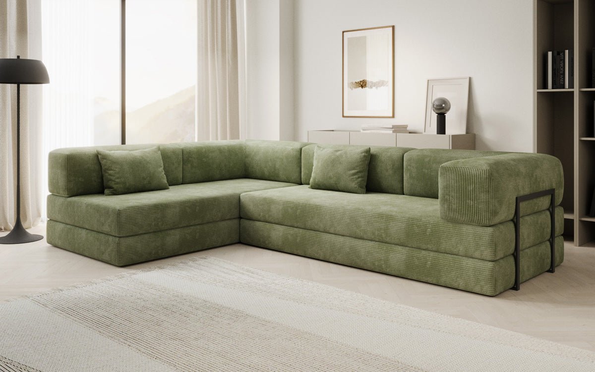 Designer Sofa Lazy L in Cord