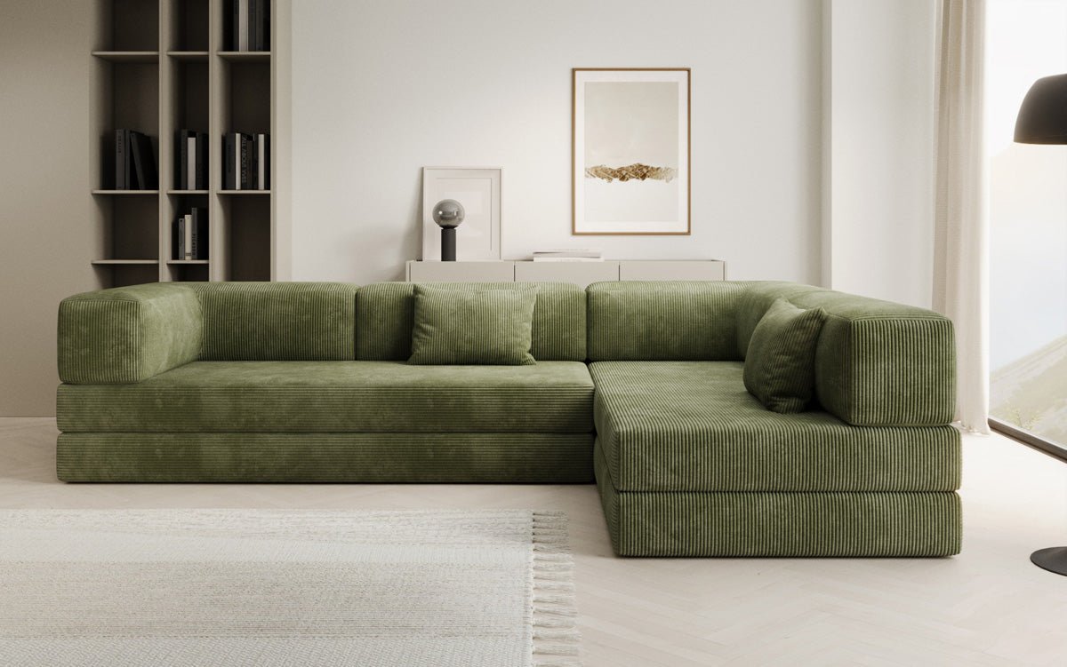 Designer Sofa Lazy L in Cord