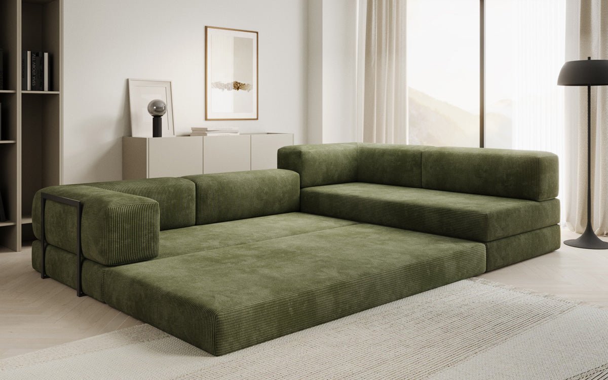 Designer Sofa Lazy L in Cord