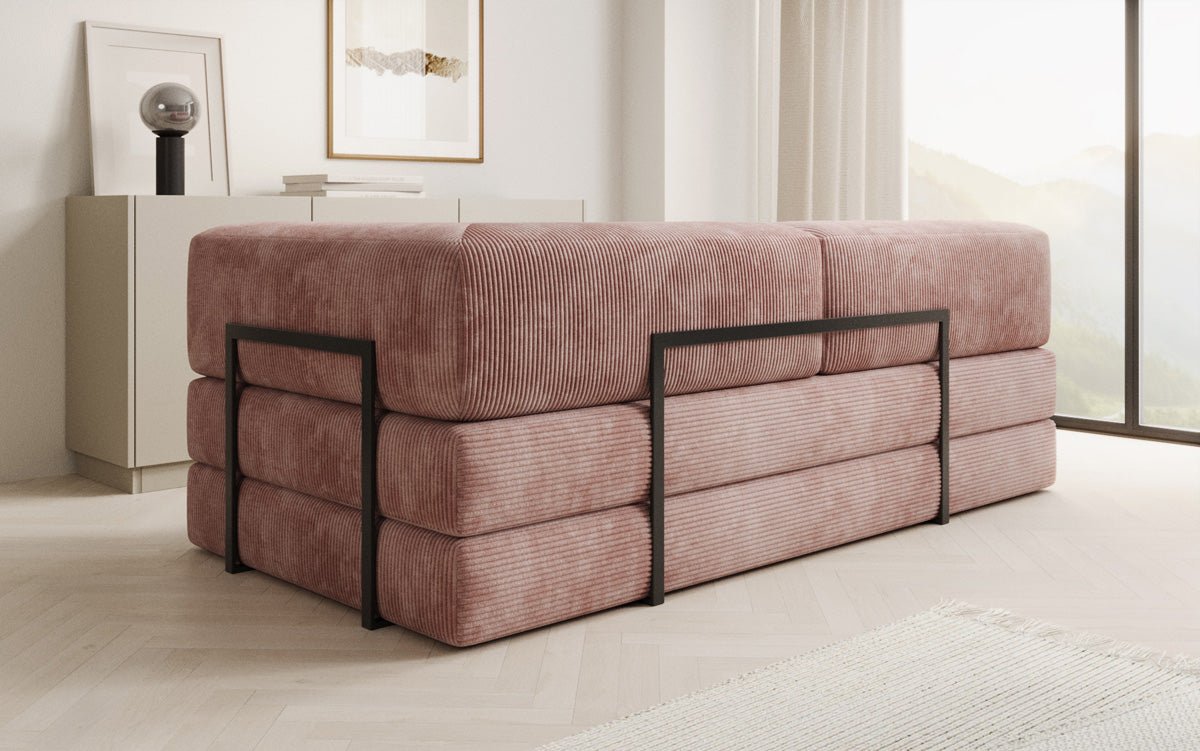 Designer Sofa/Chaise Longue Lazy in Cord