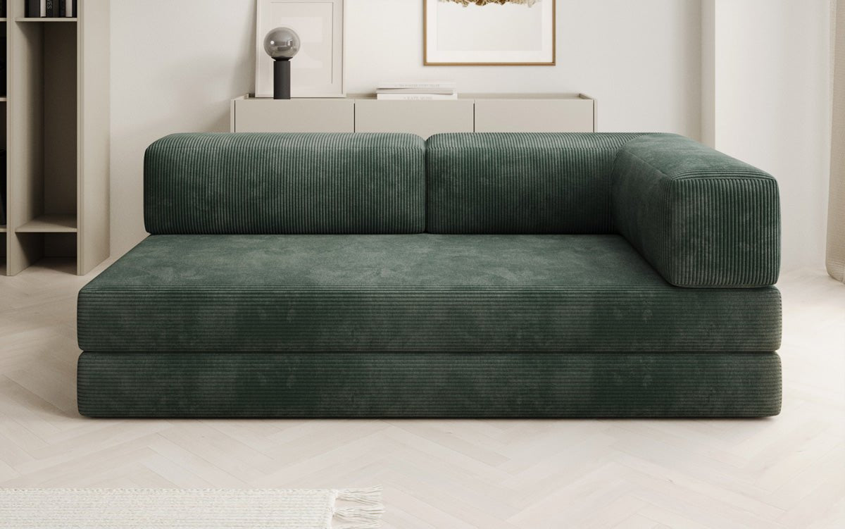 Designer Sofa/Chaise Longue Lazy in Cord