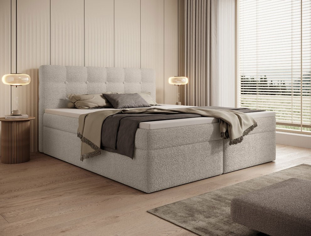 Boxspringbett Faro Frotte mit Stauraum