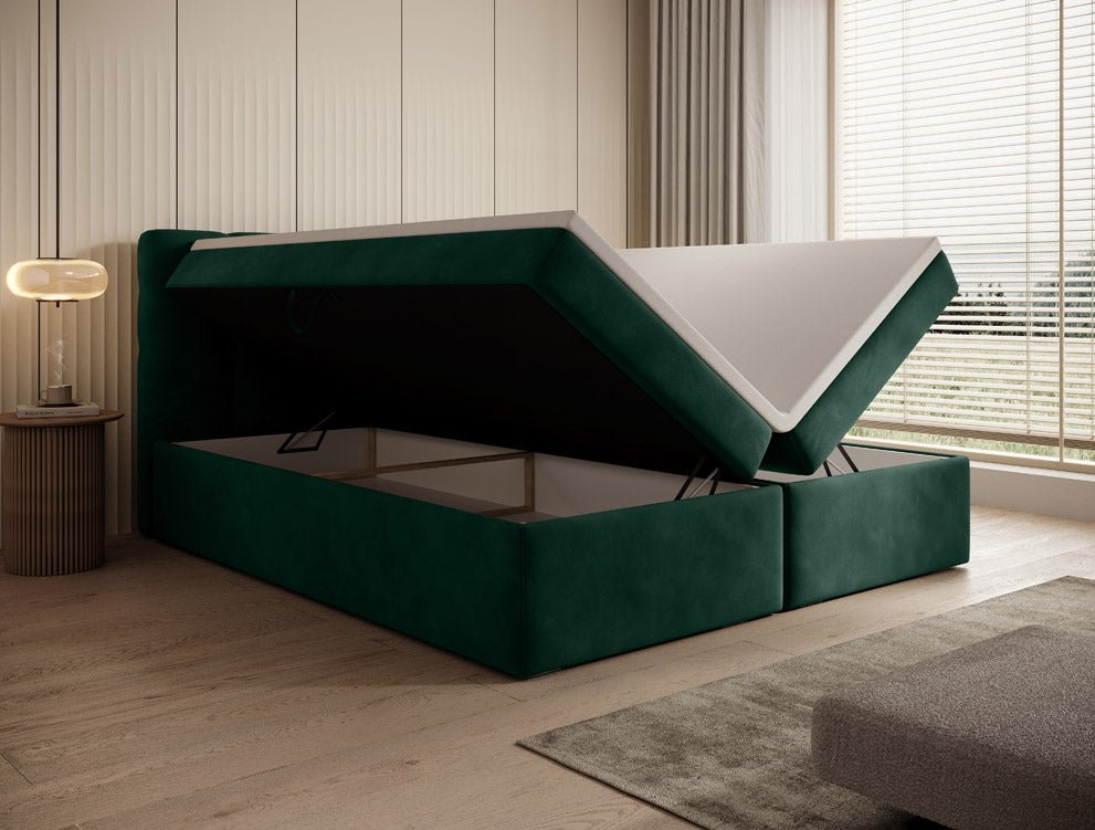 Boxspringbett Faro Samt mit Stauraum