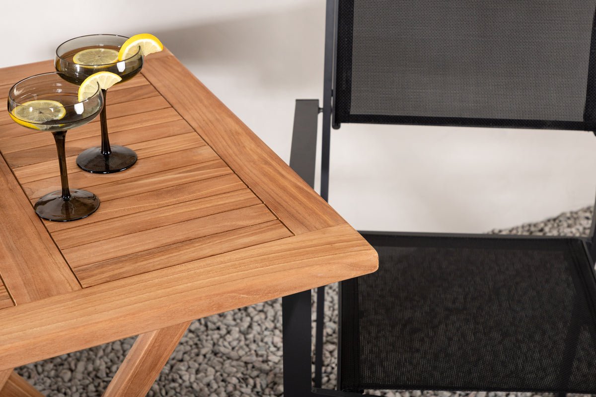 Garten Cafegruppe Irish – 3-teiliges Gartenmöbel-Set 70x70 cm