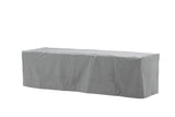 Garten Möbelabdeckung Azura - 180x50x60cm aus grauem Polyester