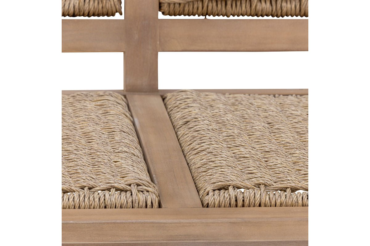 Garten-Sofa Leno – FSC®-Akazienholz mit Polyrattan