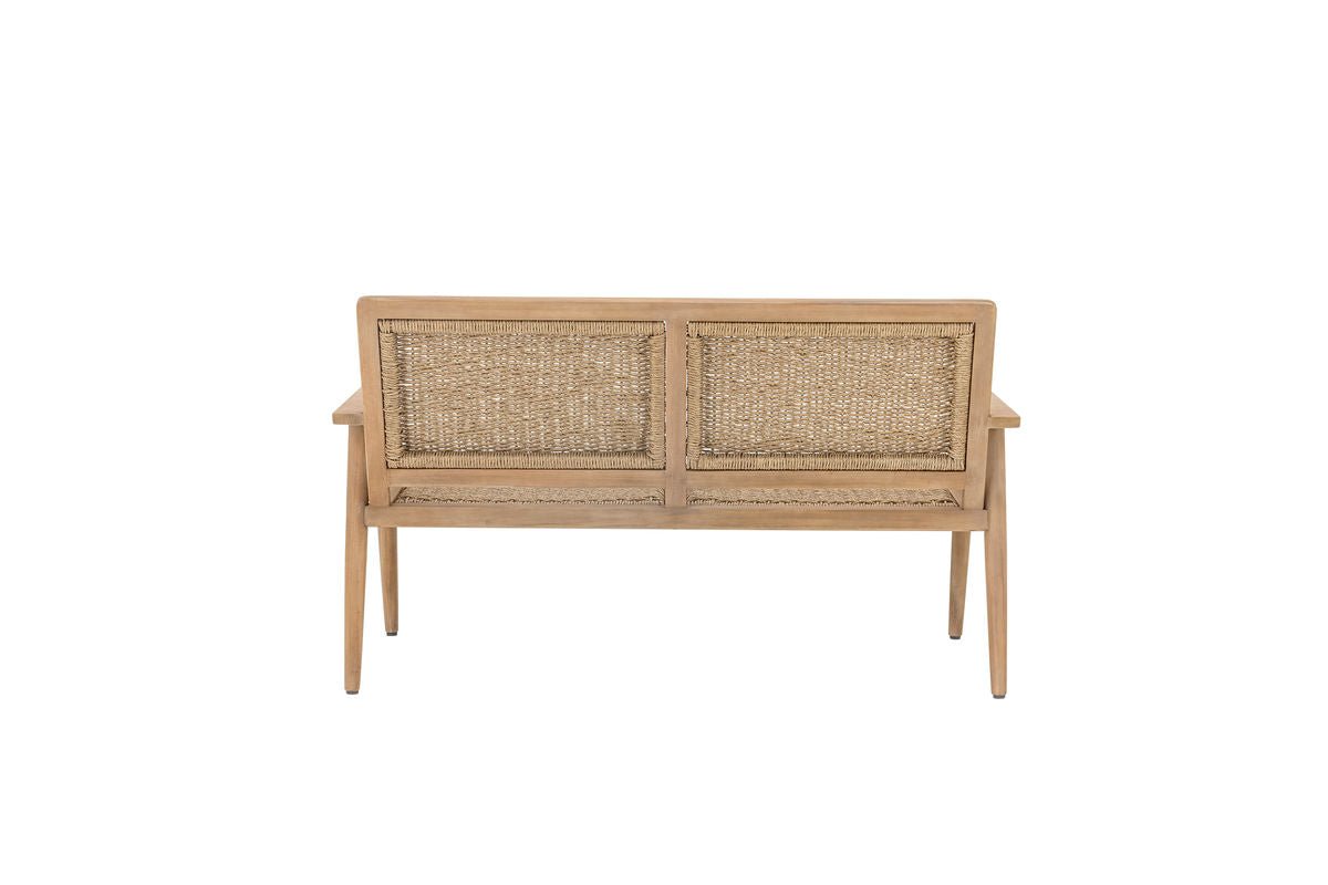 Garten-Sofa Leno – FSC®-Akazienholz mit Polyrattan
