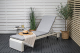 Garten Sonnenliege Irina - aus Rattan