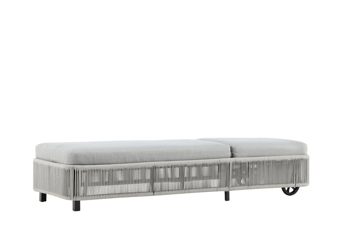 Garten Sonnenliege Mila - aus Polyester/Metall