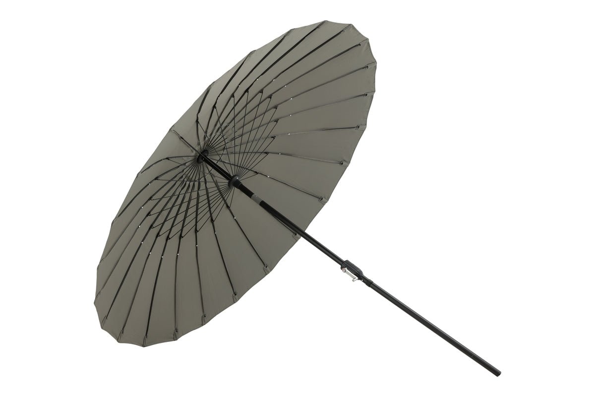 Garten Sonnenschirm Palma – Ø270 cm verfügbar in Weiß, Schwarz, Grau und Blau