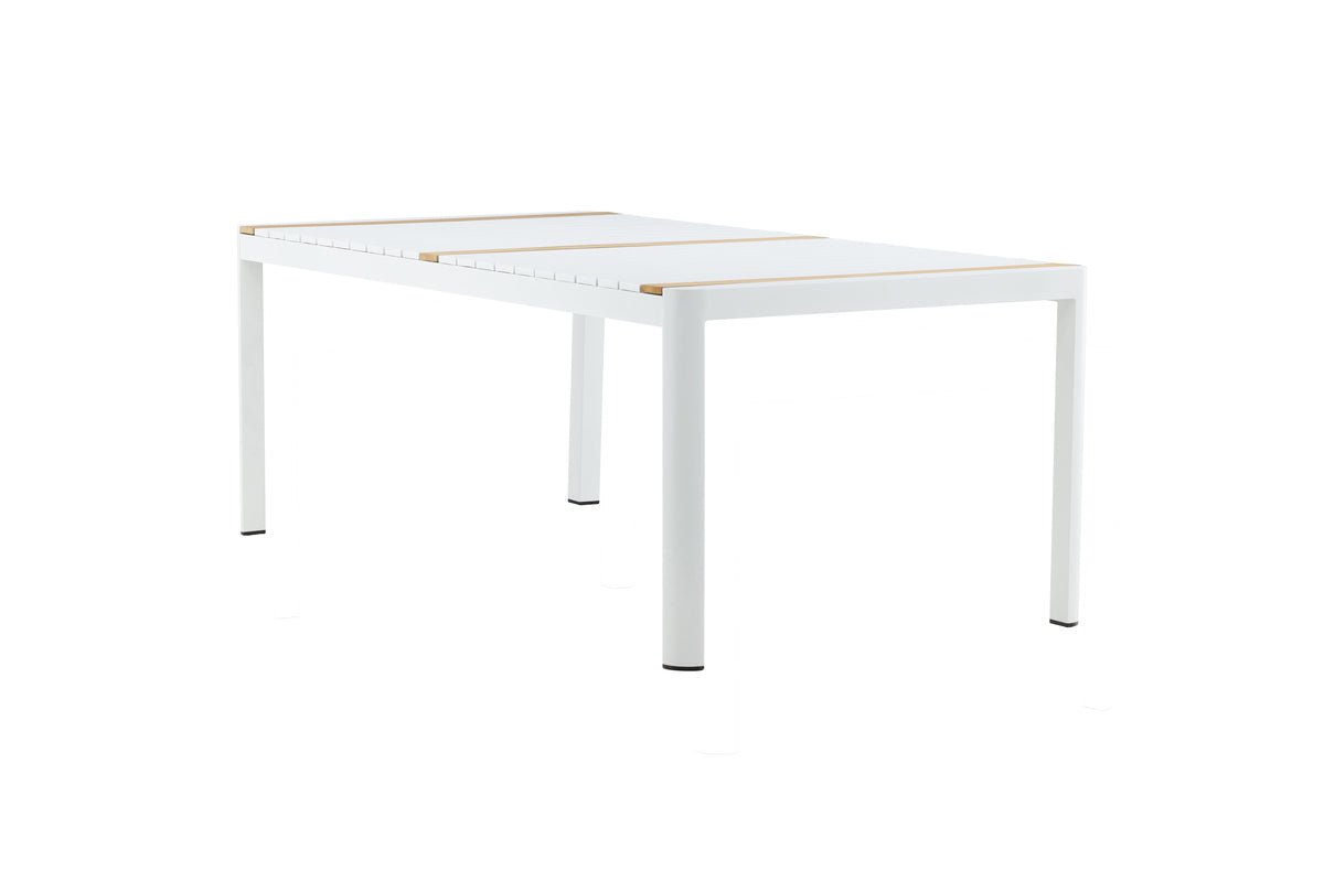 Gartentisch Nuru - Teakholz und Aluminium für Stabilität und Langlebigkeit