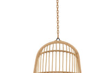 Hängesessel Kaelis - aus Rattan in Beige