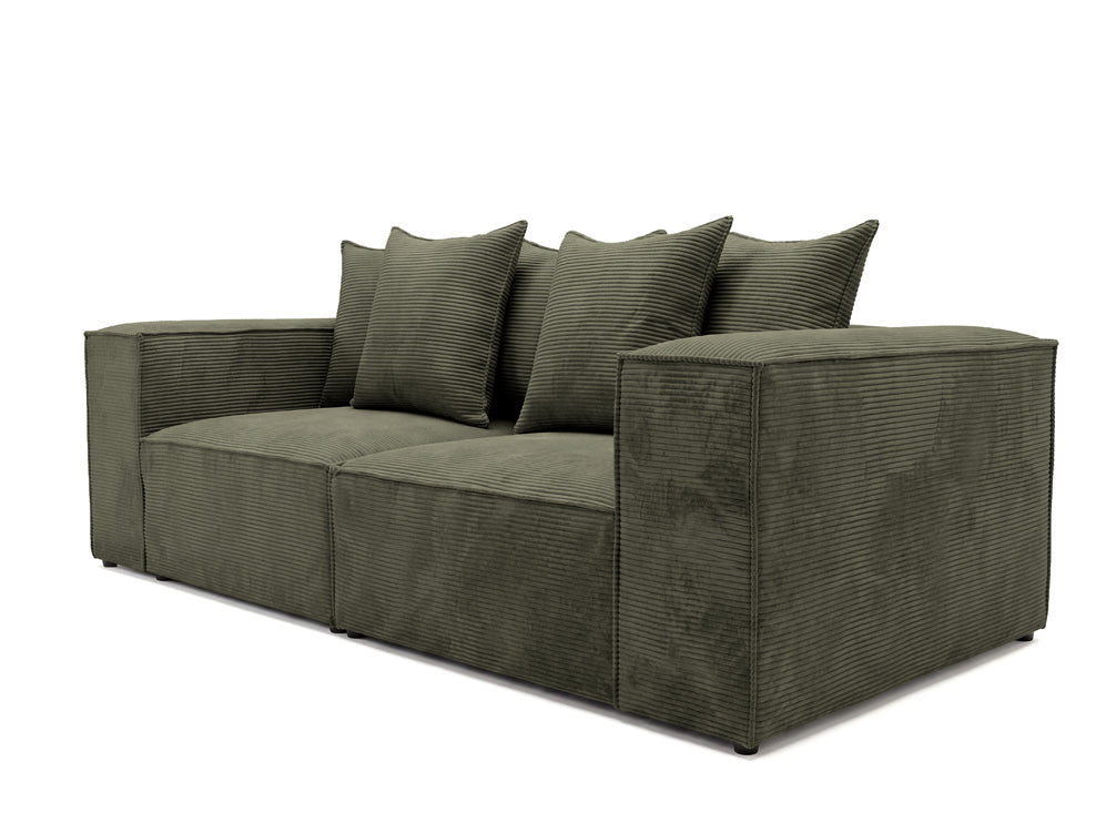 Designer Sofa 3 Sitzer Largo in Cord