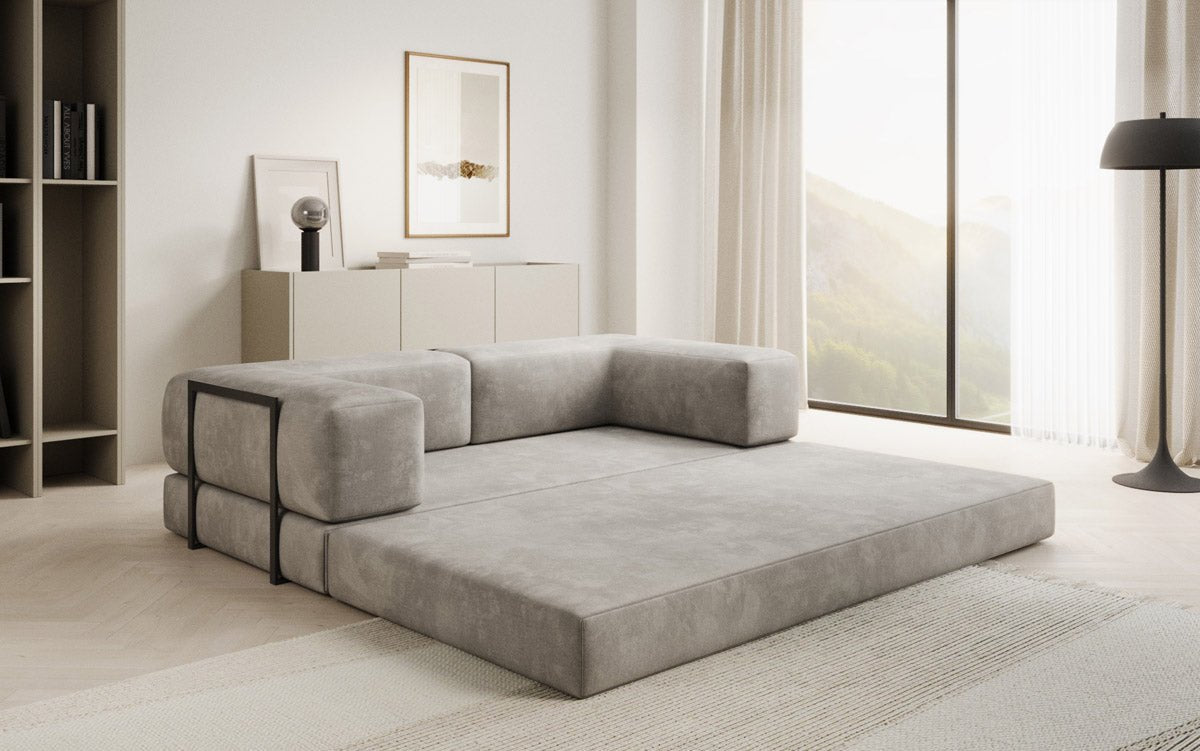 Designer Sofa Lazy 3 Sitzer in Samt