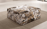 Lesley Pouf Arden Raw Sienna 34 side