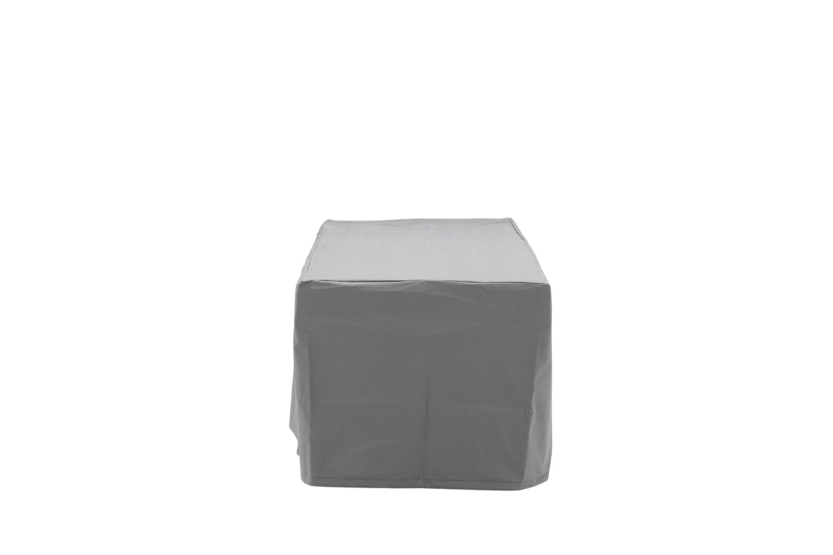 Möbelabdeckung Fortea - 180x60x50 aus grauem Polyester