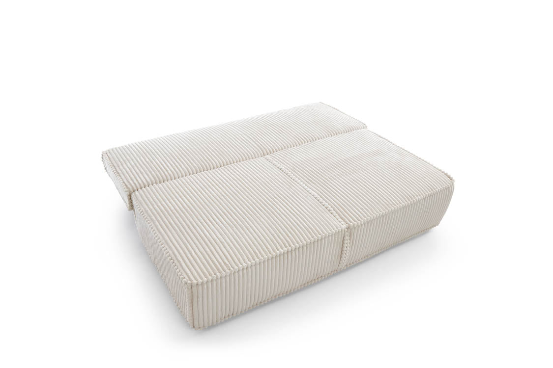 Designer Sofa Komma mit Schlaffunktion und Stauraum