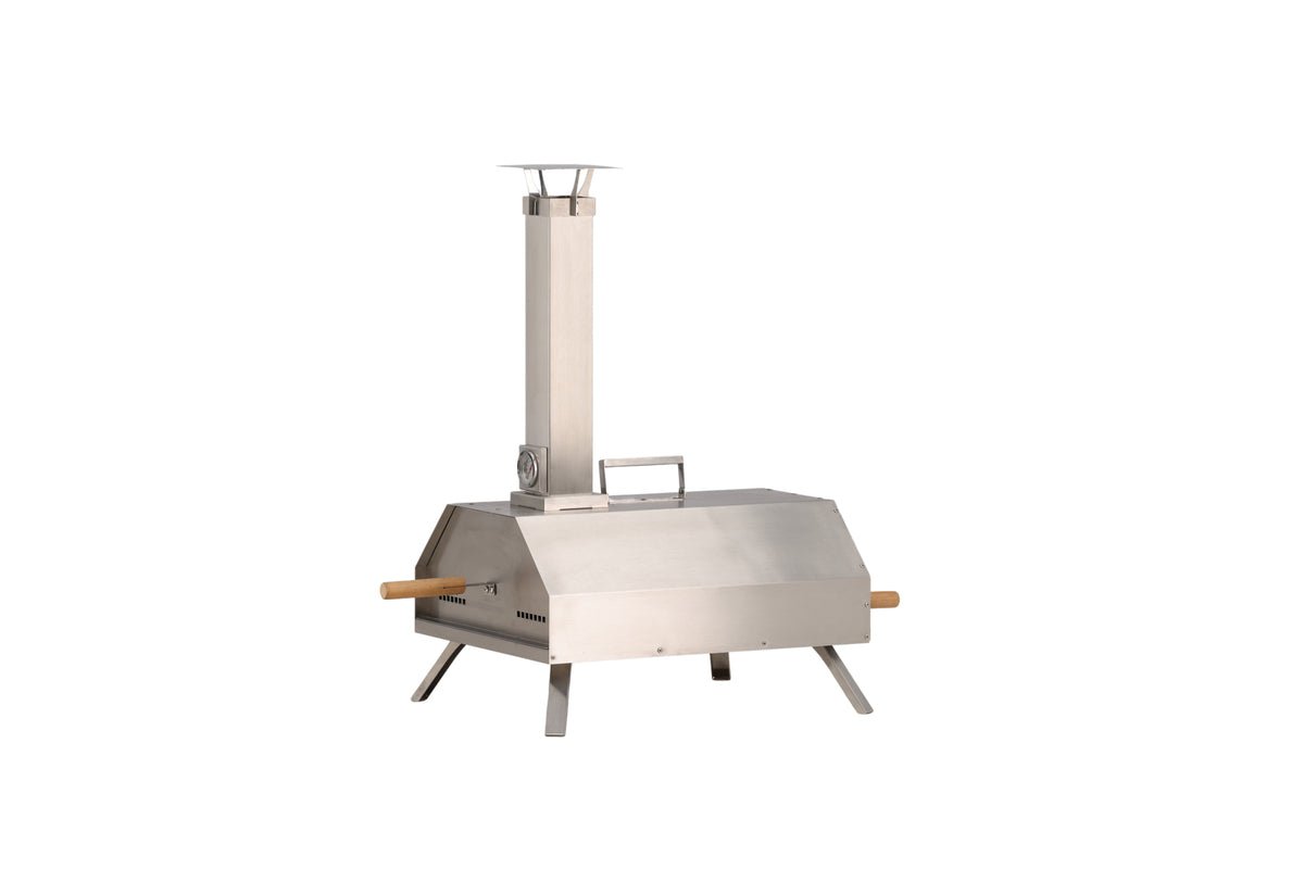Pizzaofen Bologna - aus Stahl in Silber