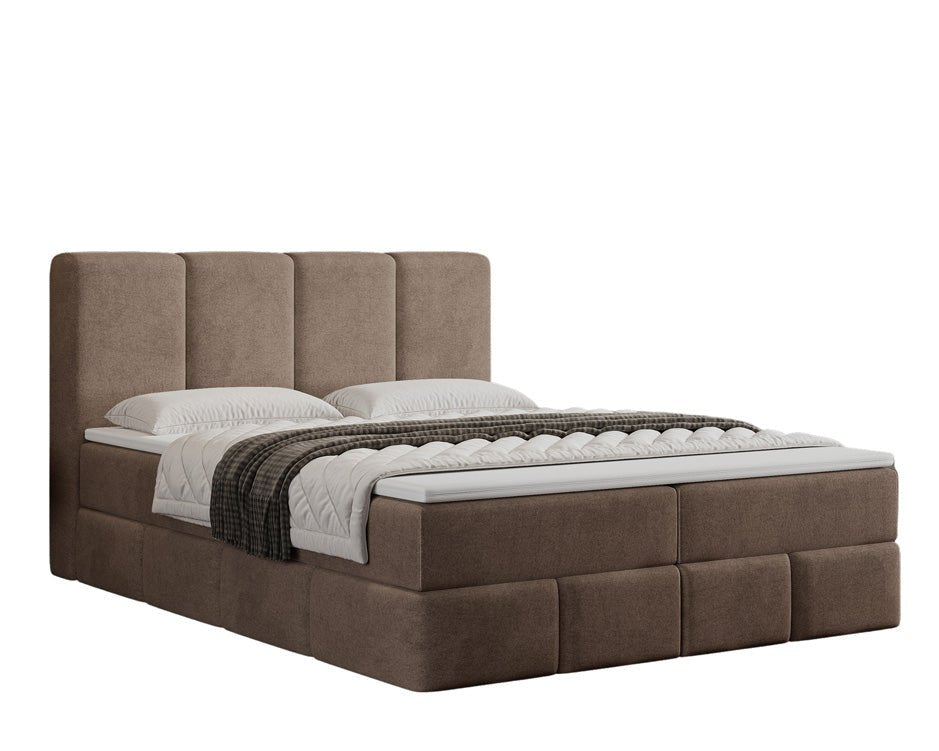 Boxspringbett Venedig Samt mit Stauraum