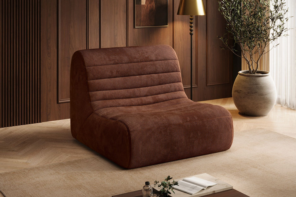 Designer Sessel Remo in Cord