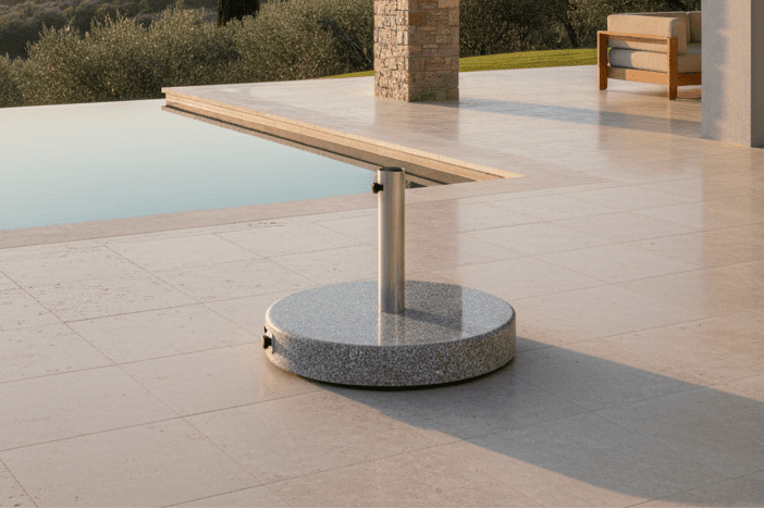 Schirmständer Hannover - Rund aus Granit in 2 Farben erhältlich (Marmoroptik)