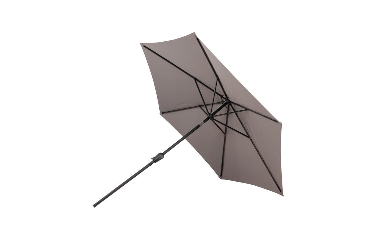 Sonnenschirm Imperia – Ø300 cm aus grauem Polyester