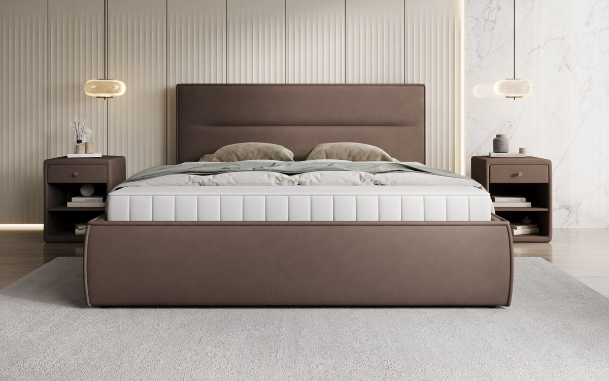 Designer Polsterbett Merry Stoff mit Stauraum