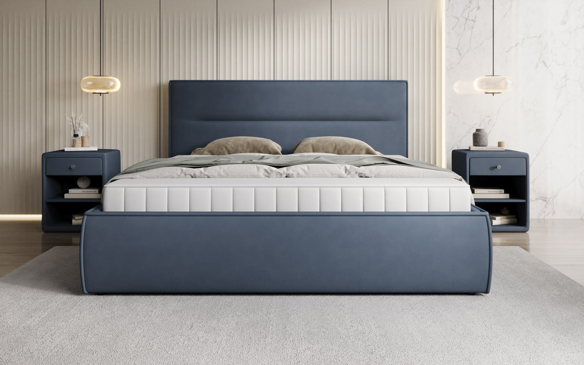 Designer Polsterbett Merry Stoff mit Stauraum