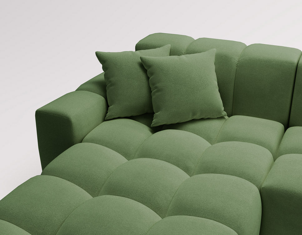 Designer Sofa Amber in Samt