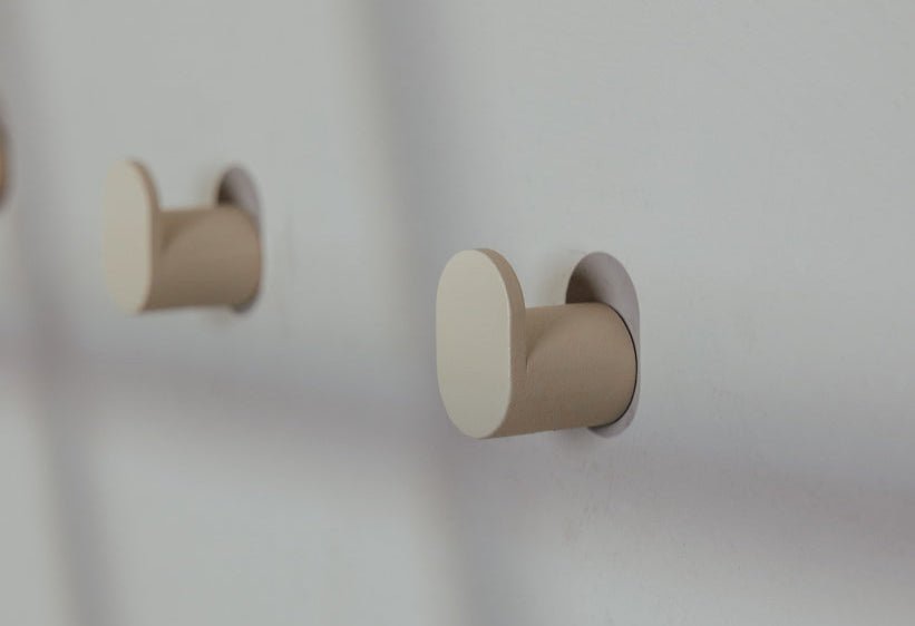 Garderobe/Kleiderhaken Palo – Minimalistische Wandhaken im 3er- oder 6er-Set