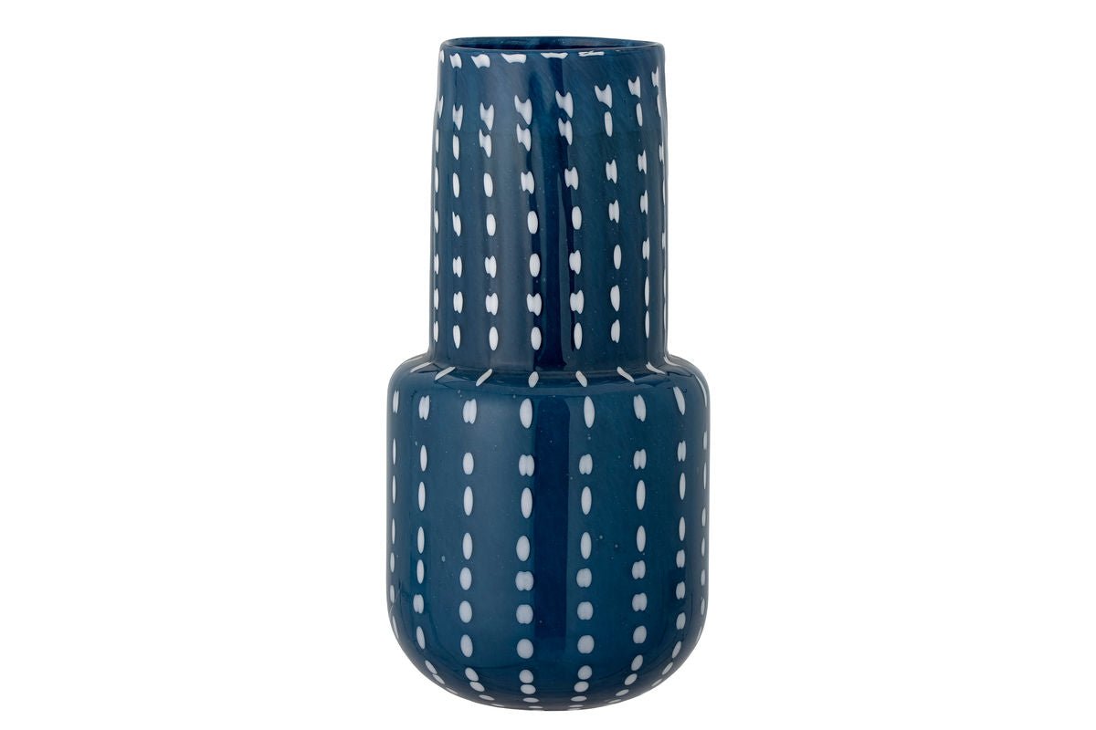 Vase „Elvion“ – Blaues Glas