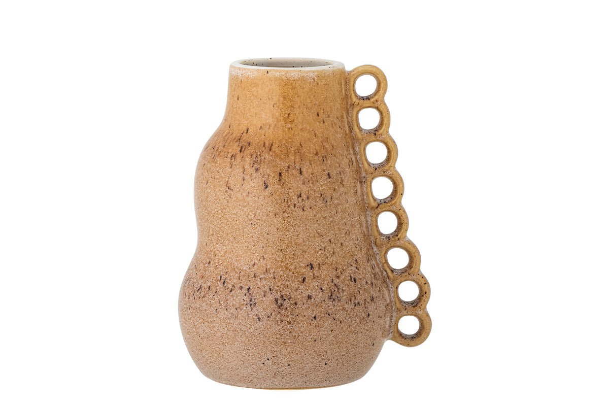 Vase „Zahra“ – Braunes Steingut