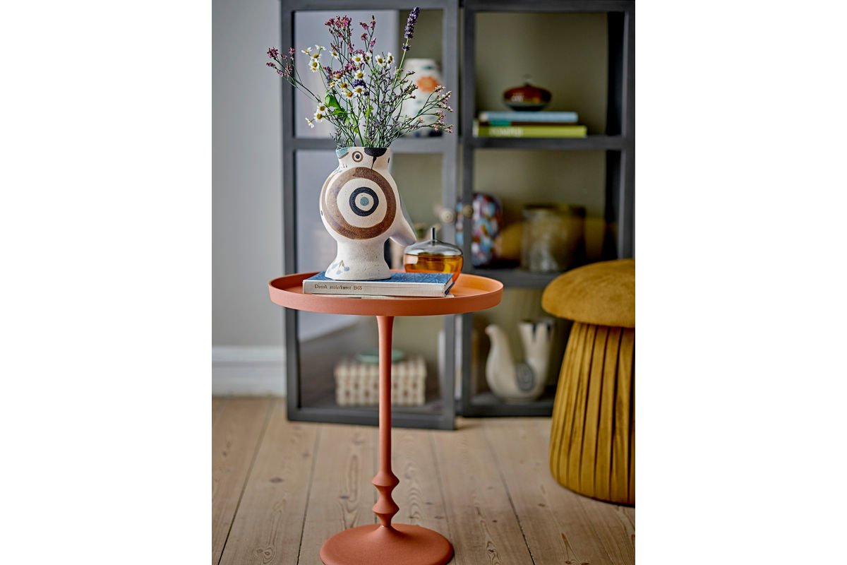 Vase „Kareen“ – Naturfarbenes Steingut