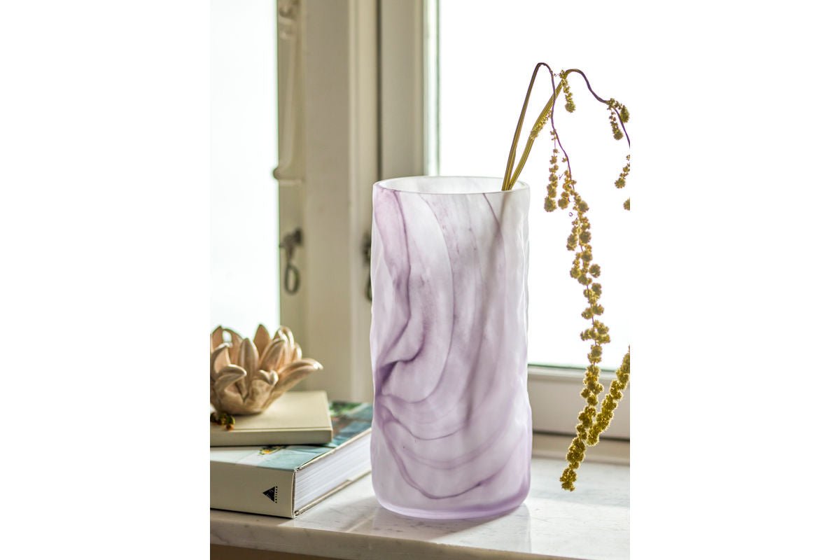 Vase „Lunava“ – Violettes Glas