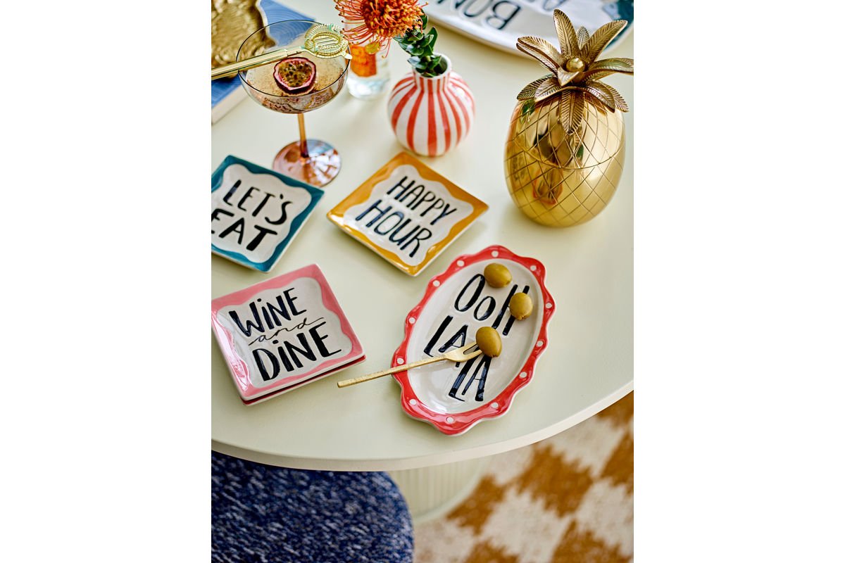 Cocktailgläser Bianca – Glas in Bronze mit Perlmutt-Effekt (4er-Set)